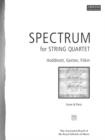 Image for Spectrum for String Quartet, Score &amp; Parts