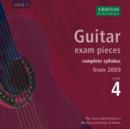 Image for Guitar Exam Pieces 2009 CD, ABRSM Grade 4 : The complete syllabus starting 2009