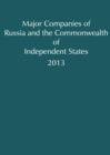 Image for Major Companies of Russia and the Commonwealth of Independent States 2013