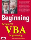 Image for Beginning Access 97 VBA Programming