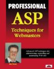 Image for Professional ASP Techniques for Web Masters