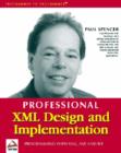Image for Professional XML Design and Implementation
