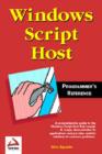 Image for Windows Script Host Programmer&#39;s Reference