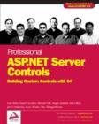 Image for Professional ASP .NET Server Controls