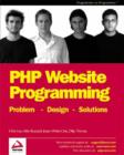 Image for PHP MySQL website programming  : problem - design - solution