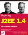 Image for Beginning J2EE 1.4