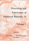 Image for Processing and Fabrication of Advanced Materials