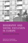 Image for Biography and Social Exclusion in Europe