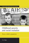 Image for Childhood Poverty and Social Exclusion