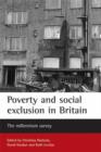 Image for Poverty and social exclusion in Britain  : the millennium survey