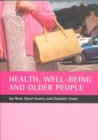 Image for Health, well-being and older people