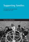 Image for Supporting families  : the financial costs and benefits of children since 1975