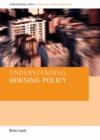 Image for Understanding housing policy