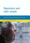 Image for Depression and older people  : towards securing well-being in later life