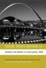 Image for Social Policy Review 17 : Analysis and debate in social policy, 2005
