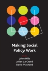 Image for Making social policy work