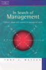 Image for In search of management  : culture, chaos and control in managerial work