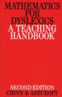 Image for Mathematics for dyslexics  : a teaching handbook