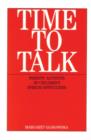 Image for Time to talk  : parents&#39; accounts of children&#39;s speech difficulties