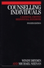 Image for Counselling individuals  : a rational emotive behavioural handbook