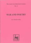 Image for War and Poetry