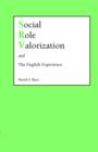Image for Social role valorization  : the English experience