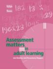 Image for Assessment matters in adult learning