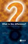 Image for What is the difference?  : a new critique of adult learning and teaching