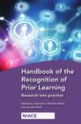 Image for Handbook of the recognition of prior learning: research into practice