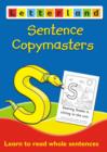 Image for Sentence copymasters  : learn to read whole sentences