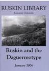 Image for Ruskin and the Daguerreotype
