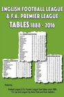 Image for English Football League and F. A. Premier League Tables 1888-2016
