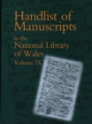 Image for Handlist of Manuscripts Vol IX