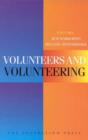Image for Volunteers and Volunteering