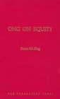 Image for Ong on Equity