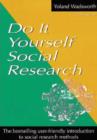 Image for Do it Yourself Social Research