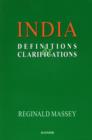 Image for India: Definitions And Clarifications