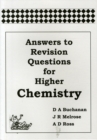 Image for Answers to Revision Questions for Higher Chemistry