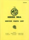 Image for MG MGA 1500 Parts Catalogue : AKD1055