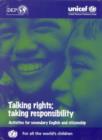 Image for Talking rights, taking responsibility  : a speaking and listening resource for secondary English and citizenship