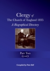Image for Clergy of the Church of England 1835 - Part Two : A Biographical Directory