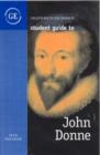 Image for Student Guide to John Donne