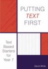 Image for Putting Text First