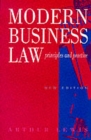 Image for Modern business law  : principles &amp; practice