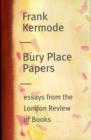 Image for Bury Place Papers