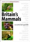 Image for Britain&#39;s mammals  : a concise guide