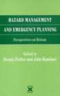 Image for Hazard Management and Emergency Planning