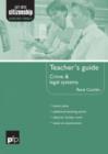 Image for Crime and Legal Systems : Teacher&#39;s Guide
