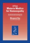 Image for A First Materia Medica for Homoeopathy : A Self Directed Learning Text