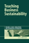 Image for Teaching business sustainabilityVol. 2: Cases, simulations and experiential approaches